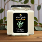 Eucalyptus Scented Candle in Hexagonal Jar